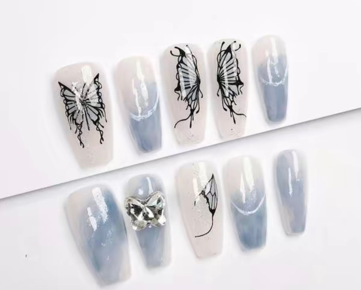 3D Black Butterfly