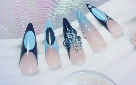 3D Blue French